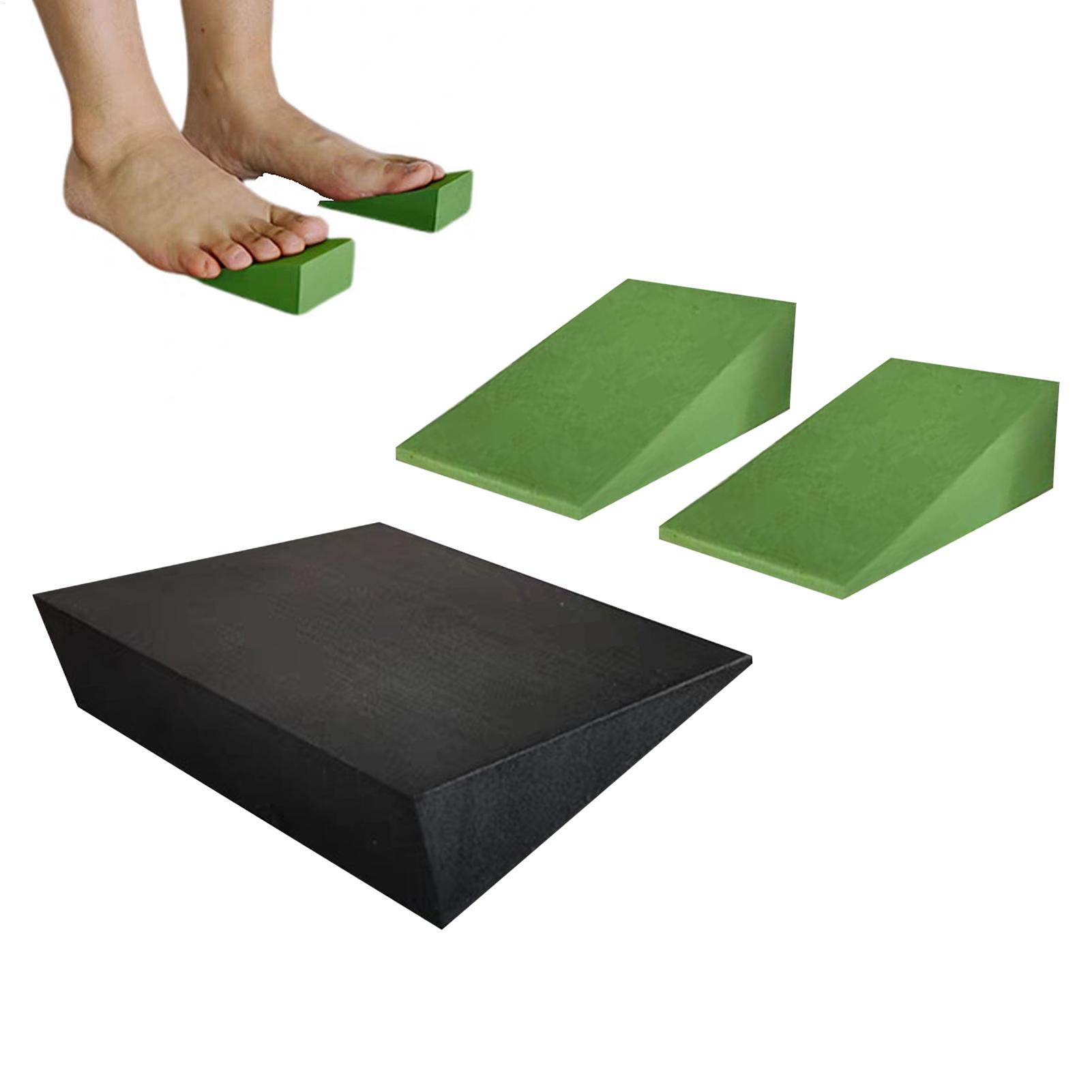 Pilates Yoga Block - 3 個ヨガウェッジブロック EVA フォームヨガウェッジストレッチスラントボードエクササイズヨガブロックピラティスウェッジスクワットフィットネスアクセサリー