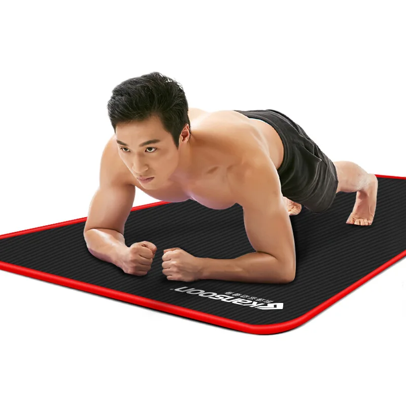 Pilates Yoga Mat - 10 ミリメートルヨガマット極厚 1830*610 ミリメートル NRB ノンスリップ枕マット男性女性フィットネス無味ジムエクササイズパッドピラティスヨガマット