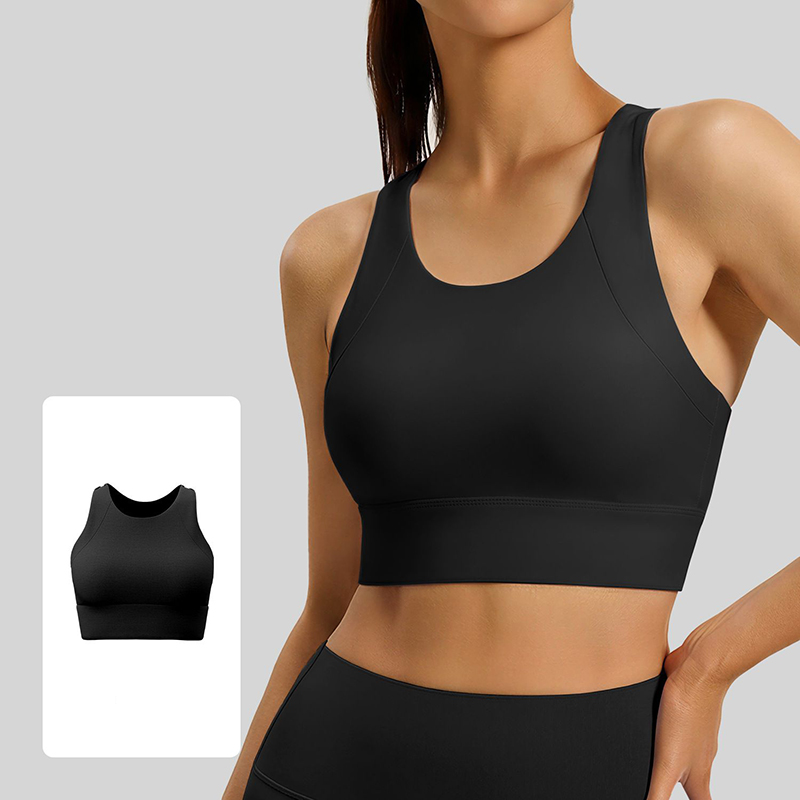 Pilates Yoga Top - 2026年ファッションレーサーバックヨガブラ、女性用耐衝撃性プッシュアップハイインパクトスポーツブラ、快適なソフトヨガタンクトップ（ピラティス用）