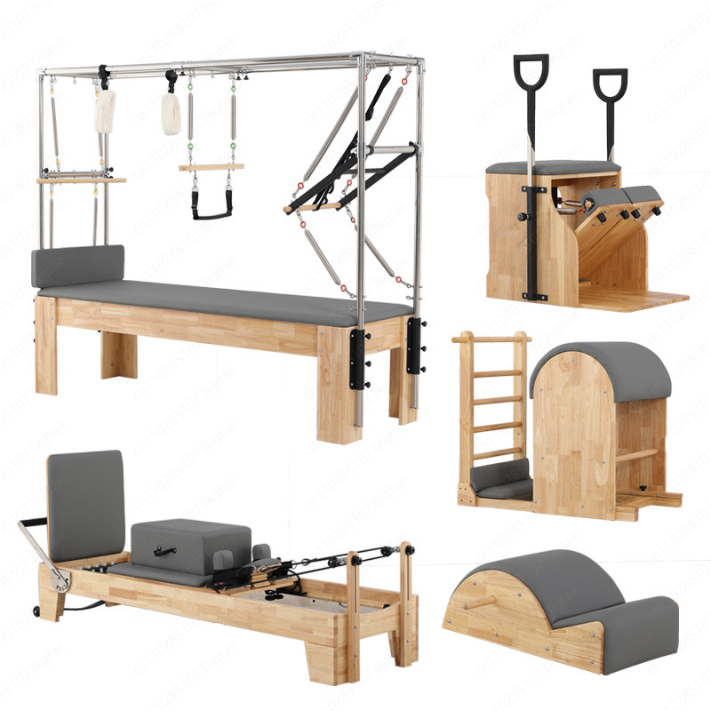 Pilates And Yoga Is Same - ピラティス コアベッド 折りたたみ式 オーク材 ホームヨガスタジオ ジム