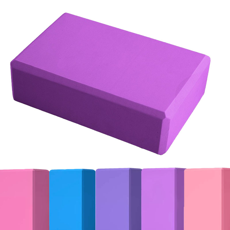 Pilates Yoga Block - 1PC ヨガビルディングブロックキューブ補強マットスポーツピラティスレンガエクササイズホームエクササイズ機器フィットネス Eva YJZ01