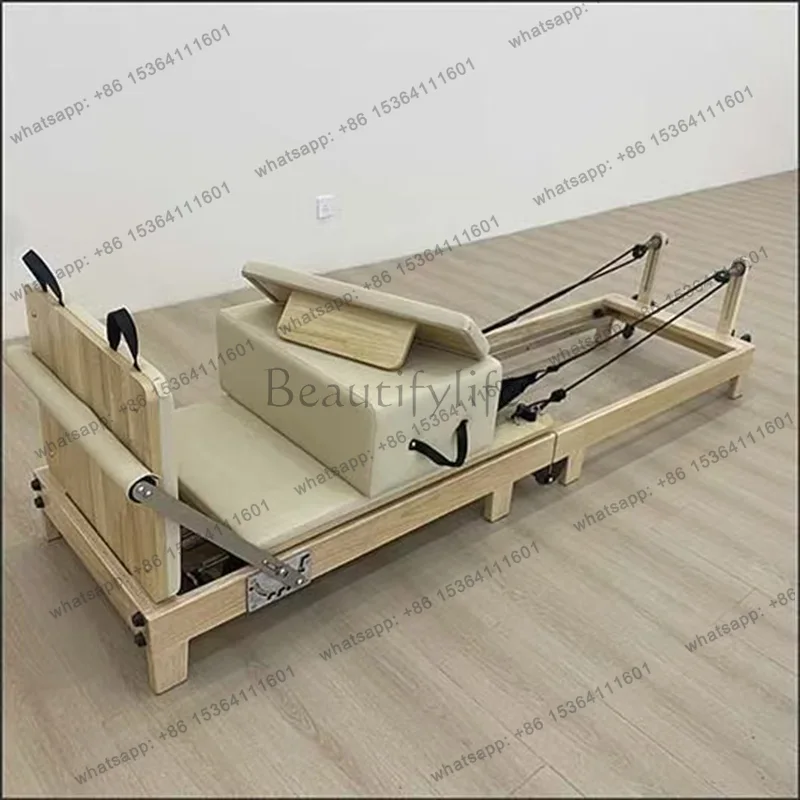 Pilates Yoga House - ベストセラー MIYAUPプライベートスクール ソフトハウス 折りたたみ式ピラティスリフォーマー ヨガ用大型フィットネス機器 ピラティスコアベッド