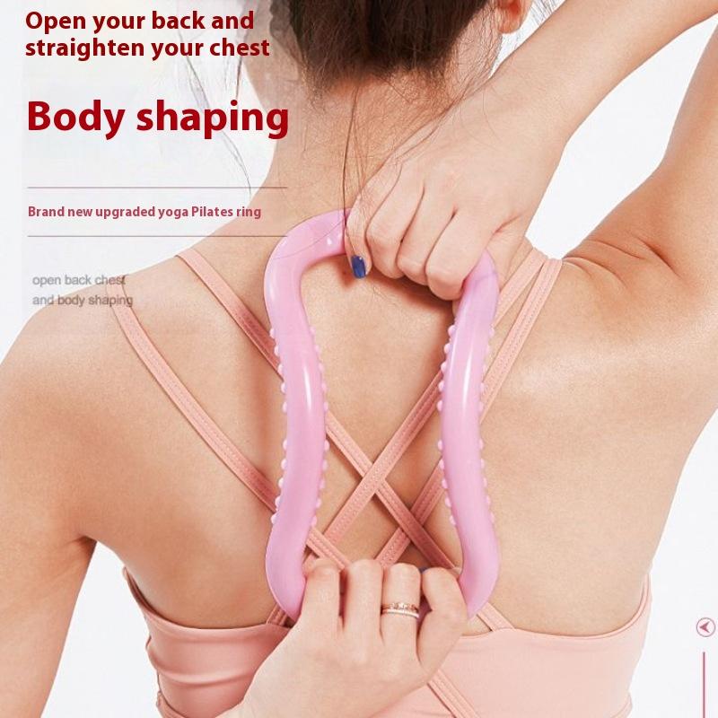 Pilates Yoga Home Workout - ヨガサークル、ピラティス用ストレッチリング、自宅用、女性向け、フィットネス器具、筋膜マッサージ、全身トレーニング、エクササイズ、レジスタンスサポートツール