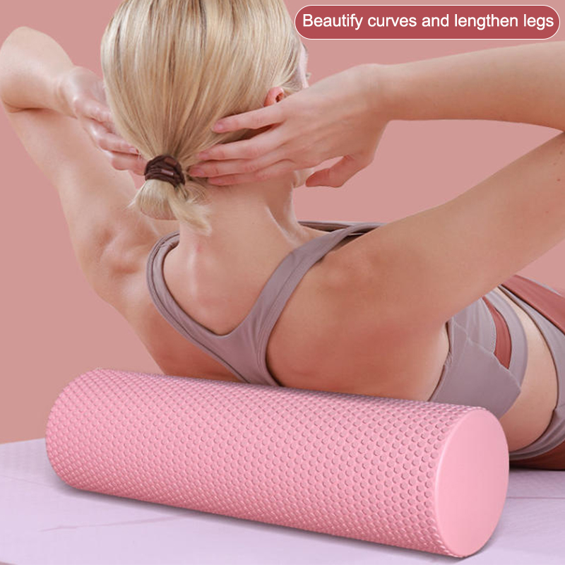 Pilates Yoga Block - * 30 センチメートル Eva ソリッドフォームローラーヨガコラムピラティスマッサージコラムローラー筋肉組織ヨガブロックホームフィットネスジムスポーツ用品