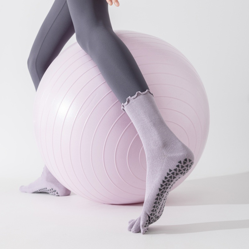 プロ仕様の滑り止め付き五本指ヨガソックス。女性用、大人用。室 - Pilates Yoga And Gym のレビューと価格