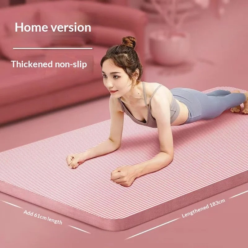 特厚滑り止めヨガマット、衝撃吸収、幅広ピラティスフィットネス - Pilates Yoga Mat のレビューと価格