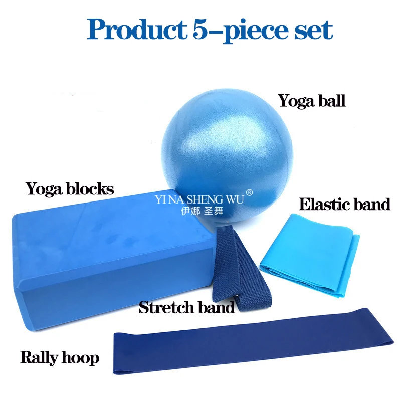 ヨガスターターキット 5 個セット ヨガ用品セット ブロック - Pilates Yoga Block のレビューと価格