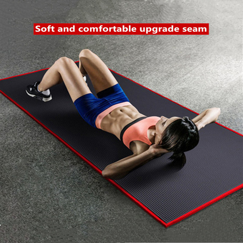 10mm厚の滑り止めヨガマット 183cm×61cm 厚手N - Pilates Yoga Mat のレビューと価格