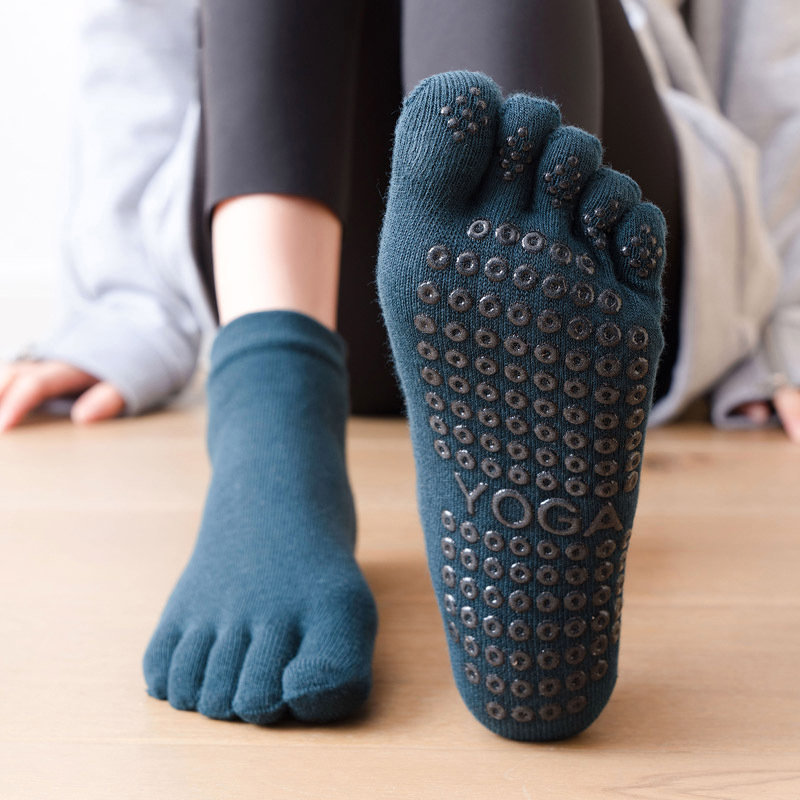 5つま先の滑り止めソックス,通気性,滑り止め,綿,ヨガ,バレ - Medias Para Pilates Y Yoga のレビューと価格