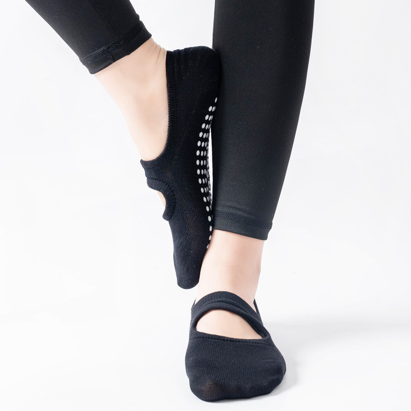 高品質の女性ヨガソックス滑り止め通気性バックレスピラティスソ - Medias Para Pilates Y Yoga のレビューと価格