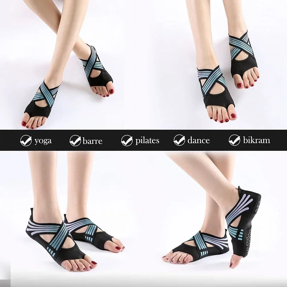 1足組プロフェッショナルノンスリップジムヨガシューズ フラッ - Medias Para Pilates Y Yoga のレビューと価格