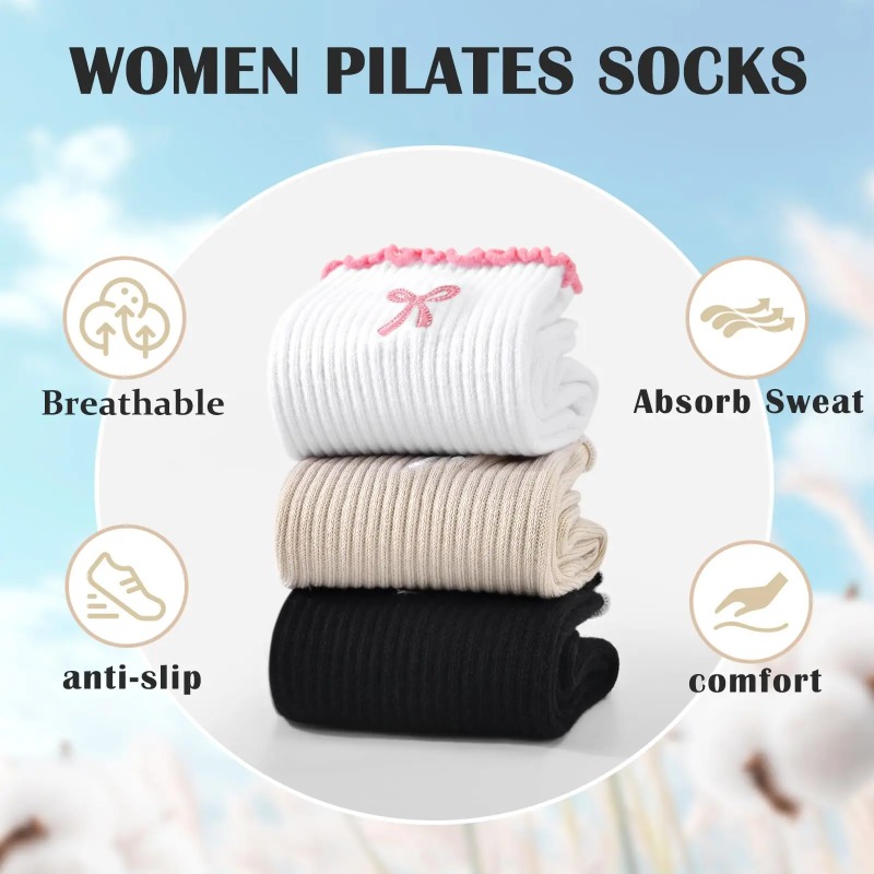 プロフェッショナルヨガソックス、コットンストラップシリコン滑 - Pilates & Yoga Elastic Band のレビューと価格