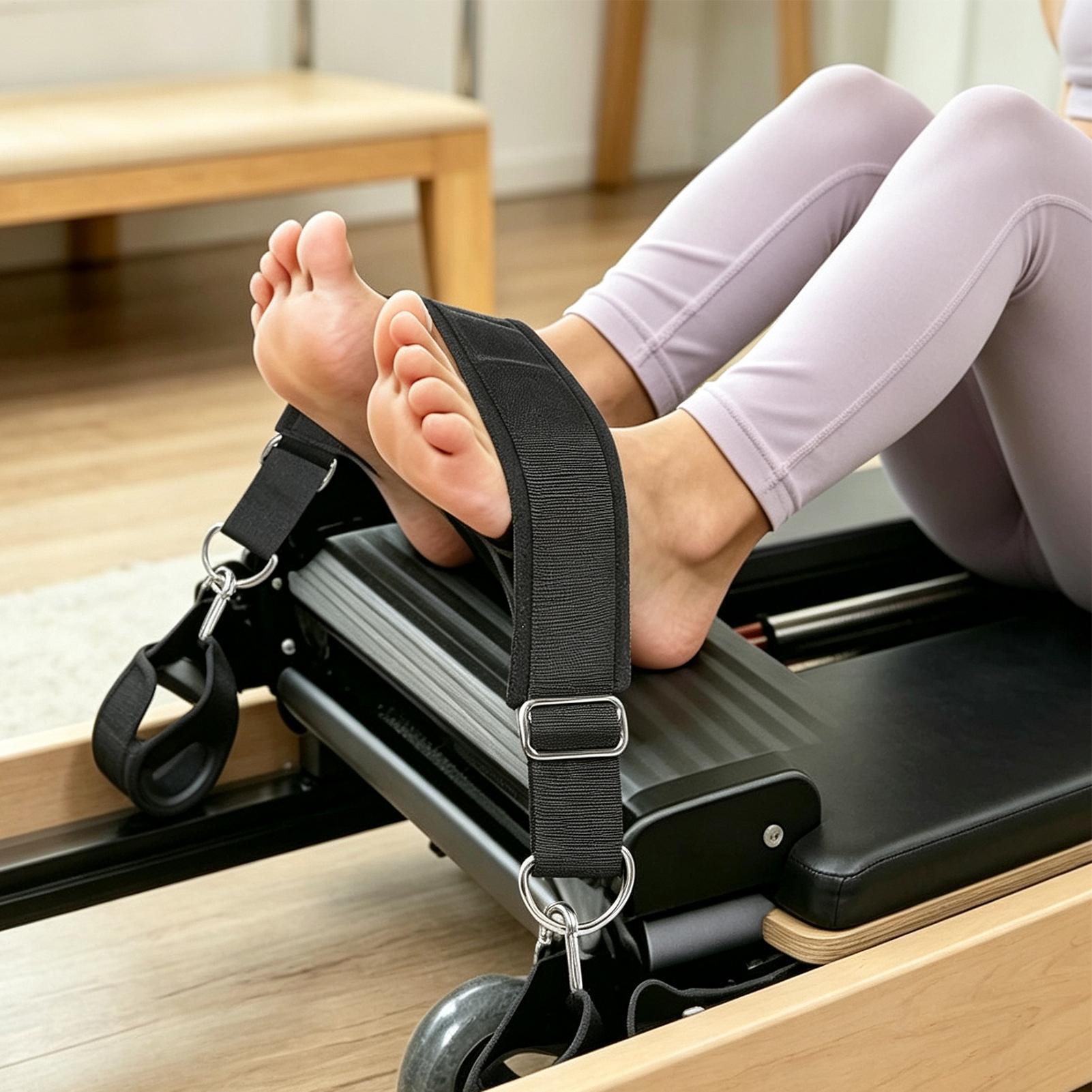 ピラティスフットストラップ厚みのある調節可能な滑り止め高耐久 - Pilates Yoga And Gym のレビューと価格