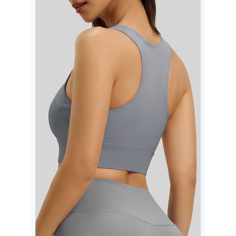 2026年ファッションレーサーバックヨガブラ、女性用耐衝撃性 - Pilates Yoga Top のレビューと価格