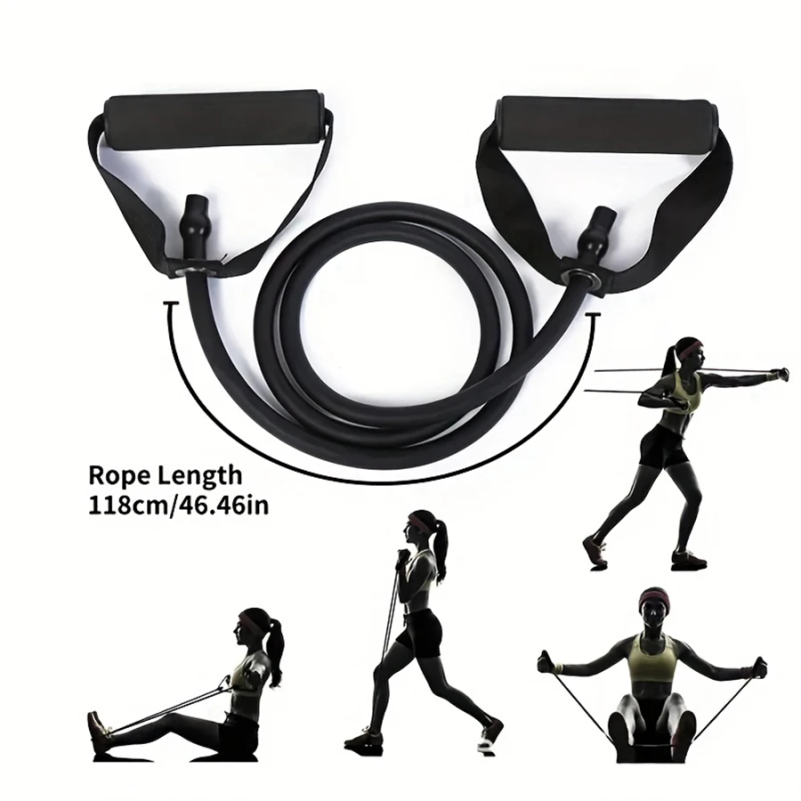 1個入り4段階抵抗バンド、ハンドル付き、自宅トレーニングや筋 - Pilates Yoga Home Workout のレビューと価格