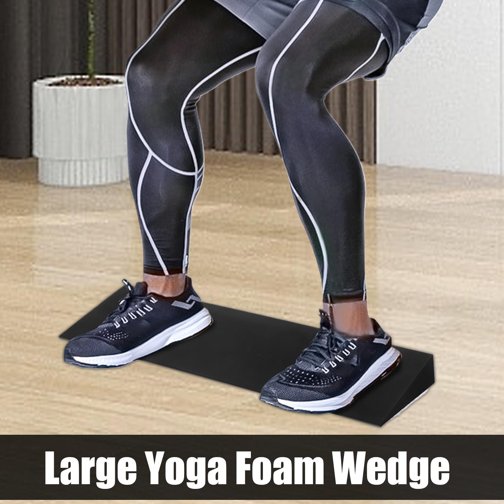 スクワットウェッジブロック カーフストレッチャー 膝パッド  - Pilates Yoga Block のレビューと価格