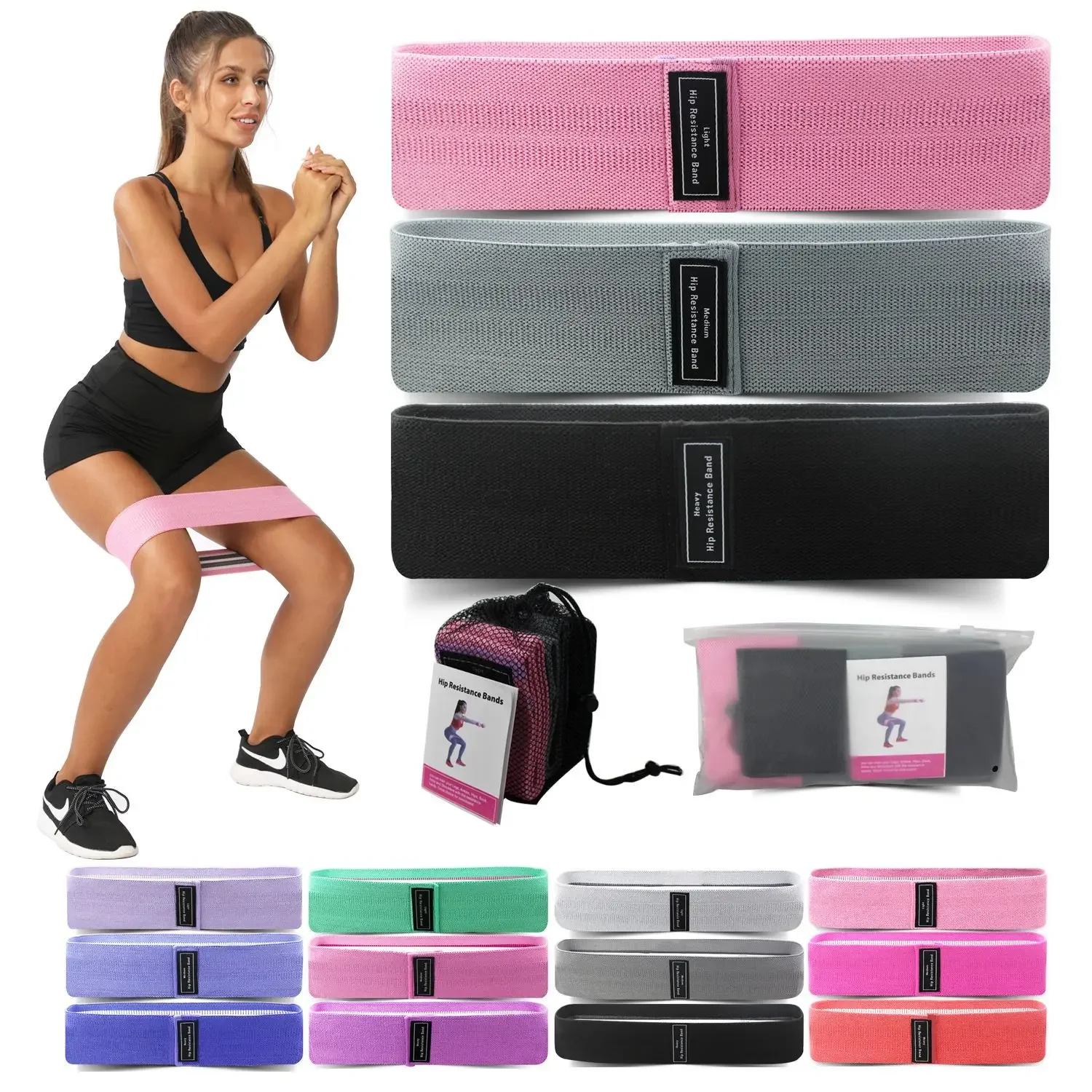 1/2/3 個の弾性バンドフィットネス抵抗バンドヨガピラティ - Pilates Yoga Home Workout のレビューと価格