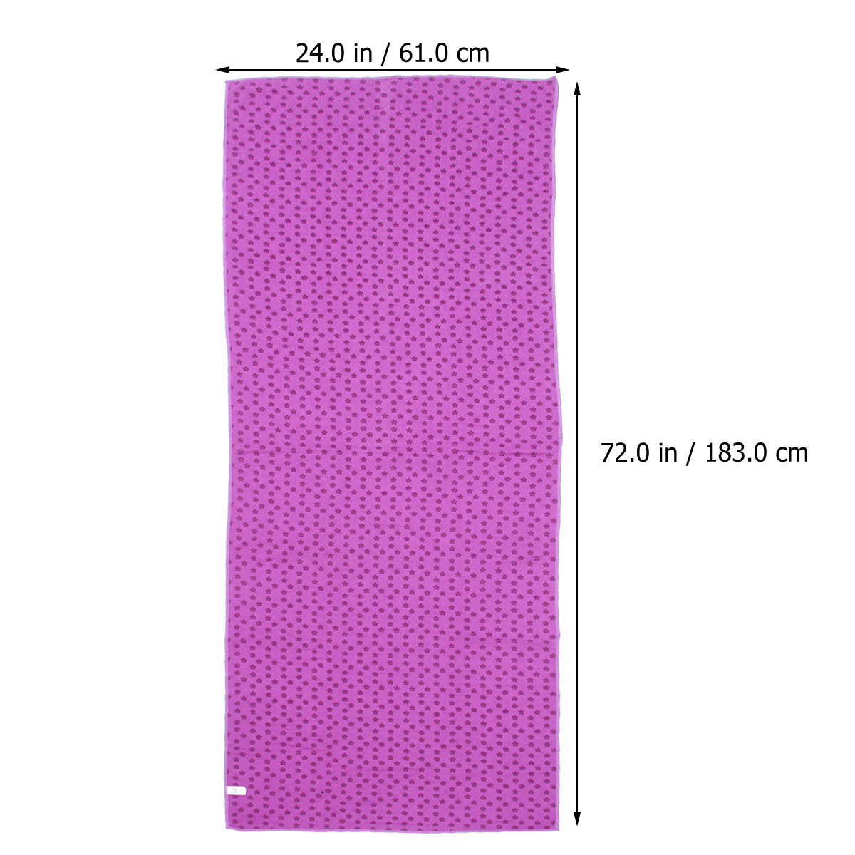 1枚入り ヨガマット 梅型PVC粒子デザイン 滑り止め 耐摩 - Pilates Yoga Mat のレビューと価格