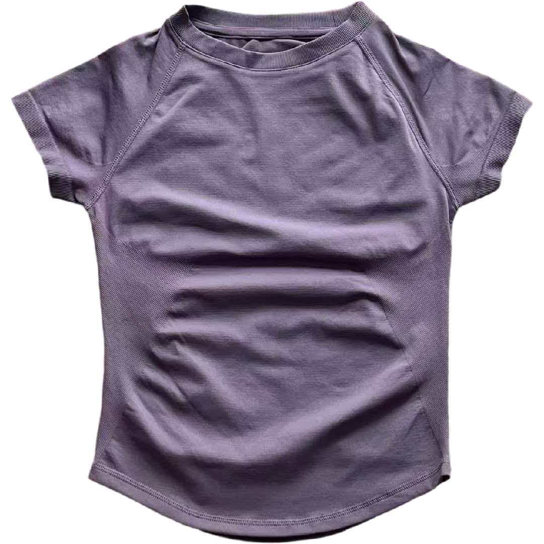 レディース 1DF-LO 1YNE-GO スポーツ半袖シーム - Pilates Yoga Top のレビューと価格