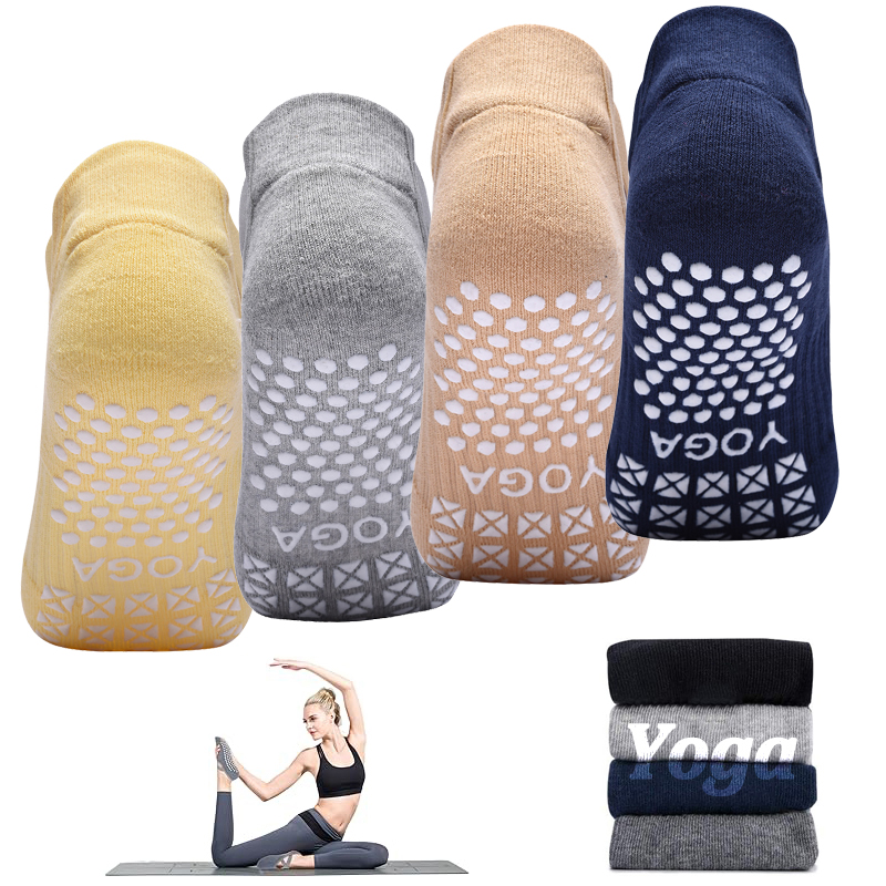 女性ノンスリップヨガソックスシリコーン屋内綿包帯バックレスピ - Medias Para Pilates Y Yoga のレビューと価格