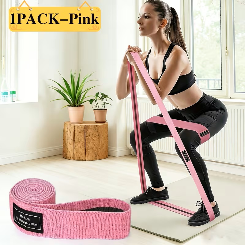 布製のレッグ＆ヒップ用エクササイズバンド。ヨガ、ピラティス、 - Pilates Yoga Home Workout のレビューと価格