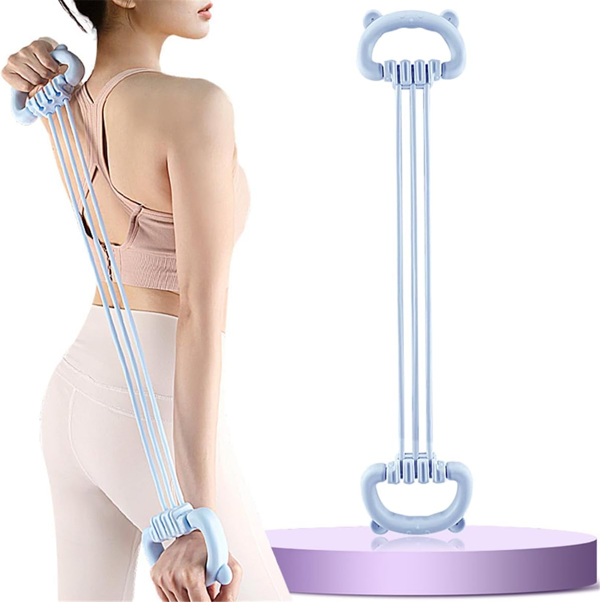 フィギュア8型レジスタンスバンド（女性・男性用、15-90ポ - Pilates Yoga Home Workout のレビューと価格
