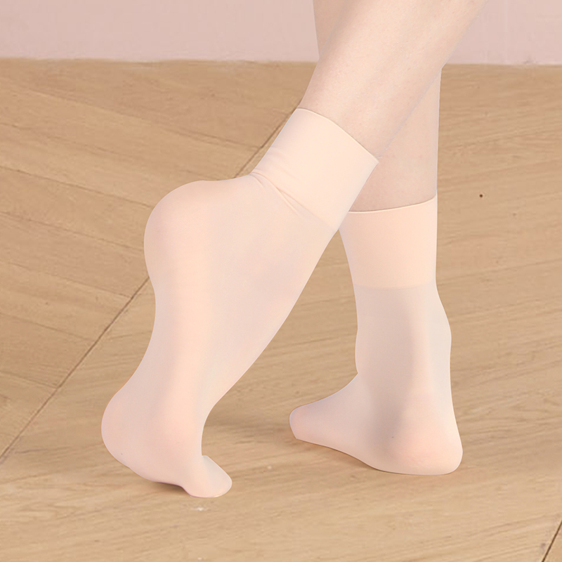 女性・女の子用高弾性アンクルバレエソックス、シームレスストレ - Yoga Pilates Girl のレビューと価格
