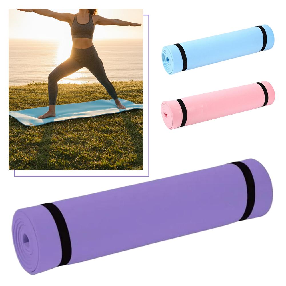 1/2 個厚いヨガマット滑り止めスポーツフィットネスマット  - Pilates Yoga Mat のレビューと価格
