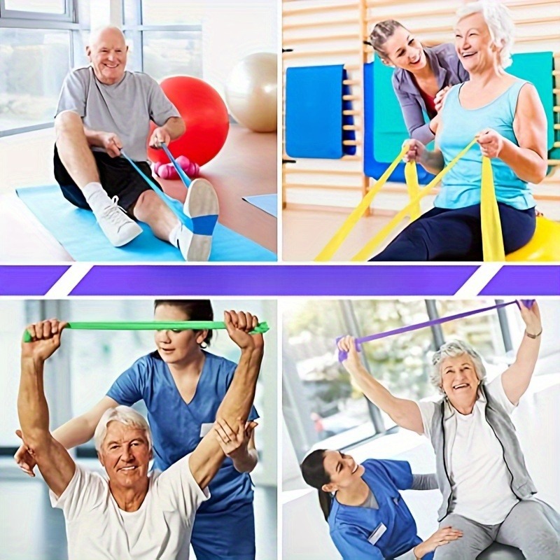 5 レベルヨガレジスタンスバンドセット 5 個弾性トレーニン - Pilates Yoga Home Workout のレビューと価格